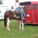 Amy and Minnie at a posse meeting.